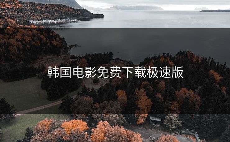 韩国电影免费下载极速版